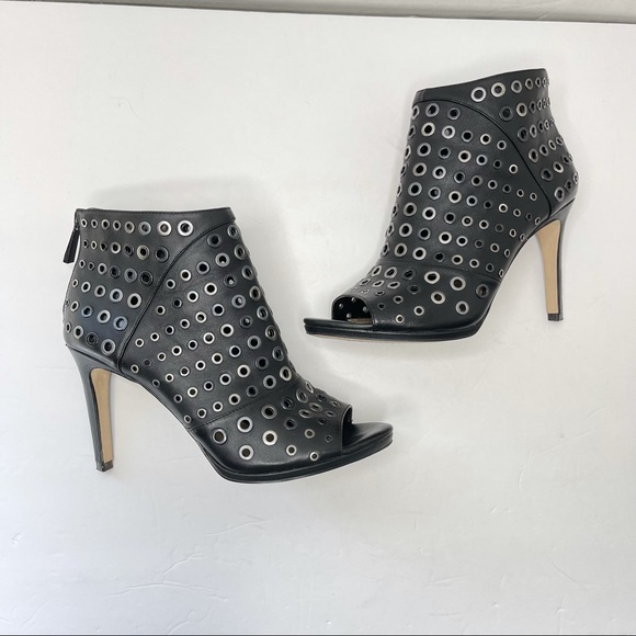 BCBGMAXAZRIA Lange Grommet Peep Toe Bootie - Picture 4 of 11
